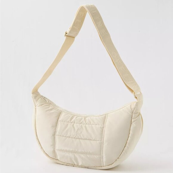 OFFLINE By aerie Puff Love Crescent Bag in Off-White/NWT - Picture 3 of 11